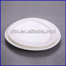 straw oval plate