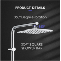 Thermostatic Square Shower Mixer Set