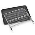 Kitchen Folding Dish Drainer Rack with Tray