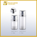 Double tube cosmetic cream pump bottle