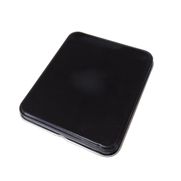 Black Color Mini Sized Metal Box with Hinge