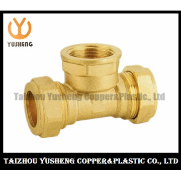 Female Brass T-Joint Pipe Fittings (YS3108)