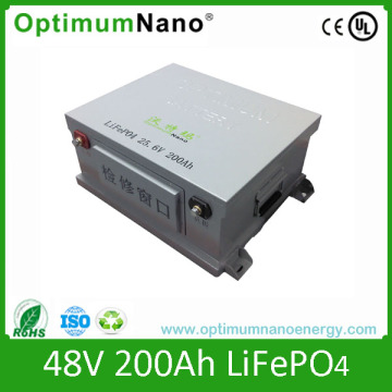 Cylindrical Battery 48V 200ah Li-ion Battery Pack