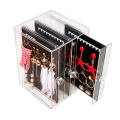 Fashion acrylic jewelry display earring storage box