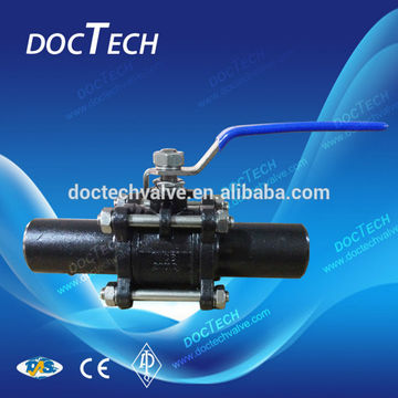 2PC ANSI 150LB Butt Weld Ball Valve Made in China Zhejiang