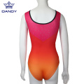 New Design Gymnastic Dance Suit With Gradient Color