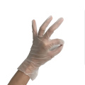 Klare transparente puderfreie Einweg-PVC-Handschuhe