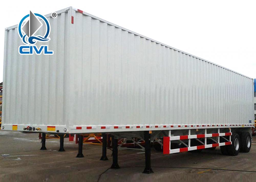 Corrugated Van Semi Trailer 3