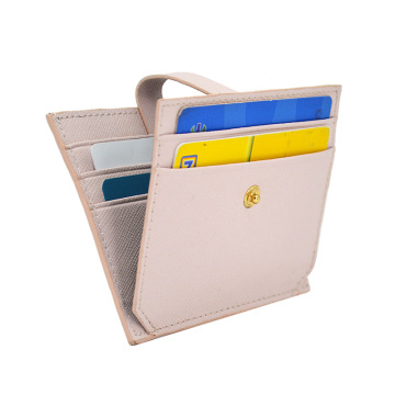 Simple Style Leather Sublimation Credit Card Holder