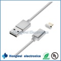 Cargador de sincronización y datos 2 In1 cable USB magnético para Anfroid / iPhone ISO