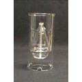 Clear Colorful Glass Candle Holder/Candlestick
