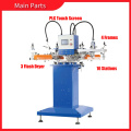 4 Color Baby Bib screen printing machine silicone printer