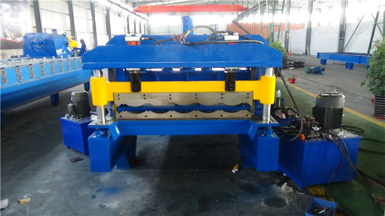 step tile forming machine