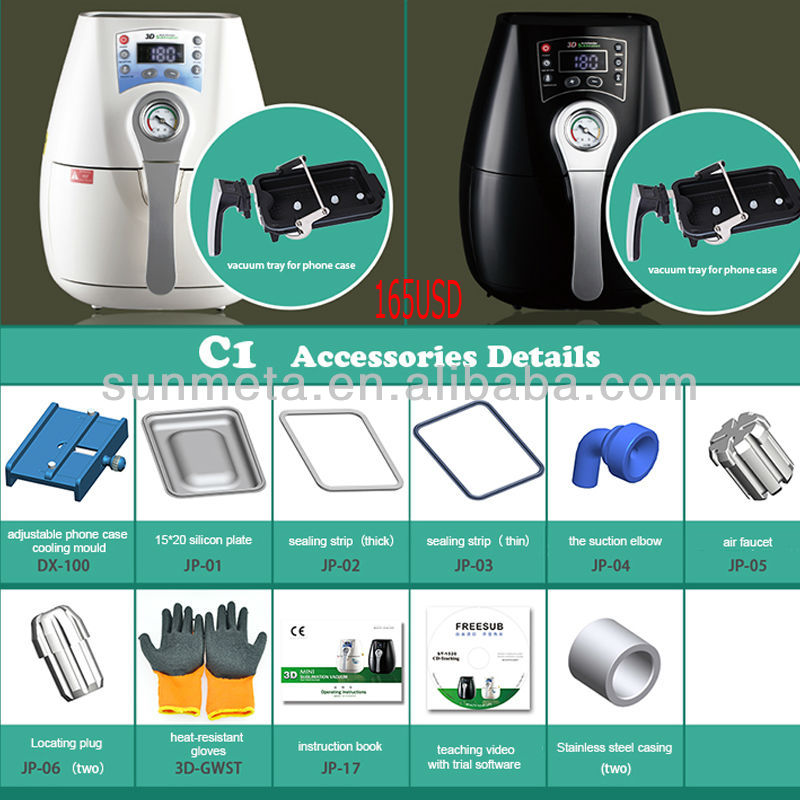 Sunmeta 3D Sublimation Vacuum Press Machines