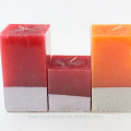 colorful and scent square pillar candle