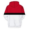 2016 Neue Mode Hut Poke 3D Druck Casual Hoodies für Unisex