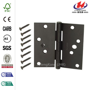 Oil-Rubbed Bronze Square Corner Security Door Hinges