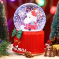 Santa Claus Resin Crystal Ball Home Decoration