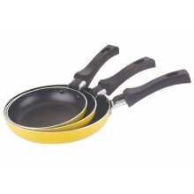 Hot Sale 3 PCS Nonstick revestido alumínio frigideiras conjuntos