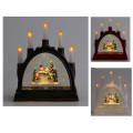 Lighted Water snow Lantern Glittering with candle