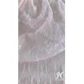 Pink Embroidery Bridal Gown Fabric