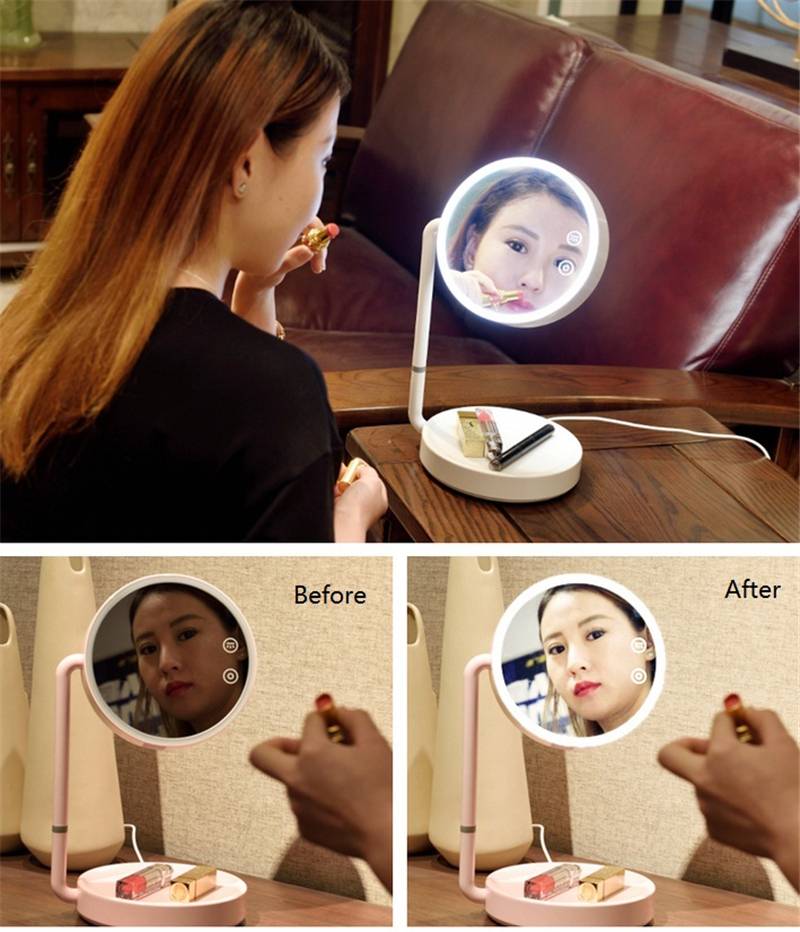 LED Light Mirror White