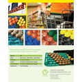 29X39cm, 29X49cm, 39X59cm Cellular Hexagon Polypropylene Display Trays for Fruit in Supermarket