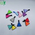 Tag triangular de silicone para animais de estimação