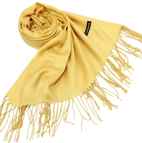 Autumn Winter Tassels Solid Color Shawl Scarf Muffler