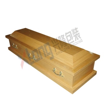 Satin Interior Oak Veneer Full Couch Casket