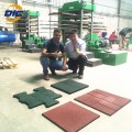 rubber floor tile making machine