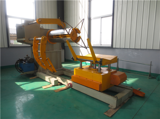 5 T Hydraulic Steel Coil Decoiler For Sale