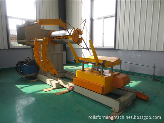 5 T Hydraulic Steel Coil Decoiler For Sale