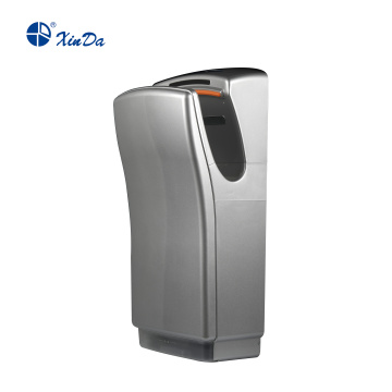 Grooved silver hand dryer