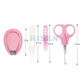 high quality small cute baby safe scissors nail clipper manicure care set safety cutter care set