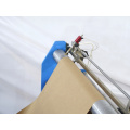 Paper bag machine with twisted rope handle