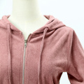 Pink Long Sleeve Strick Casual Jacke