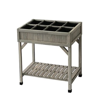 Planter 8 Pocket Garden Grey