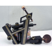 Handmade 10 Wrap Low Carbon Steel Tattoo Machine