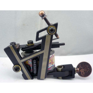 Handmade 10 Wrap Low Carbon Steel Tattoo Machine