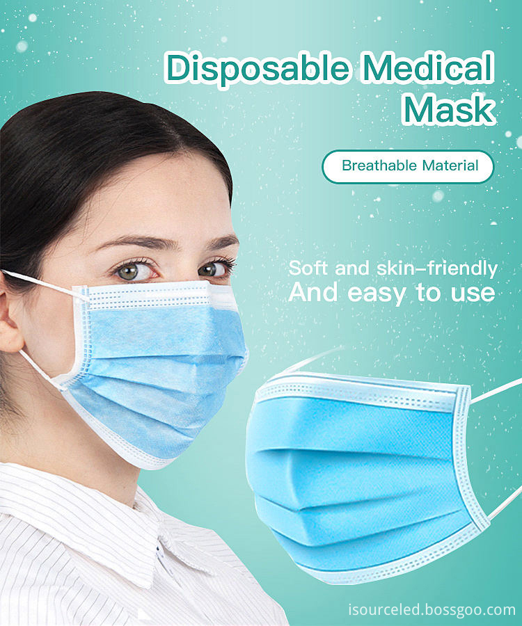 3ply Disposable earloop Medical surgical face mask