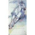 100% Handmade Canvas Running Horses Painting for Home Decor (EAN-375)