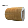 Printech Ppgi 2D/3D wooden textile for facade, ceiling