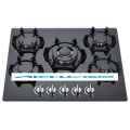 Built In Gas Hobs Tempered Glass Panel