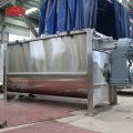 Animal feed horizontal type mixer