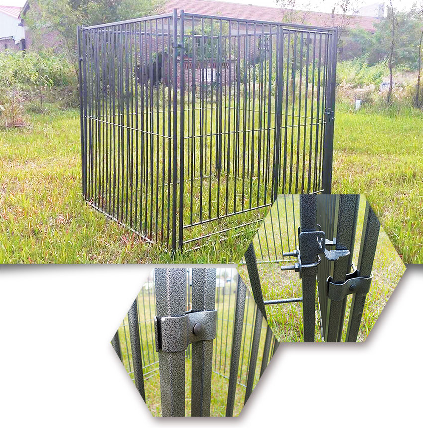 metal large dog kennel