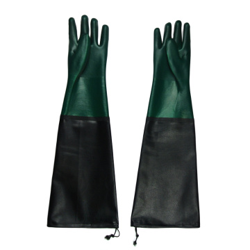 PVC Diapled Glove Armrack Cuffwith с материалом покрытого дождевым покрытием
