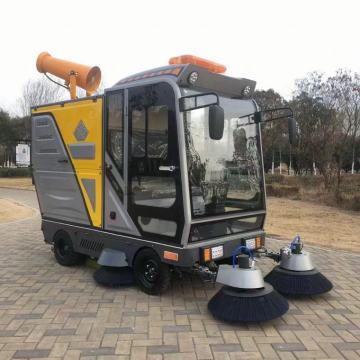 Lavado de triciclo eléctrico y auto barrido