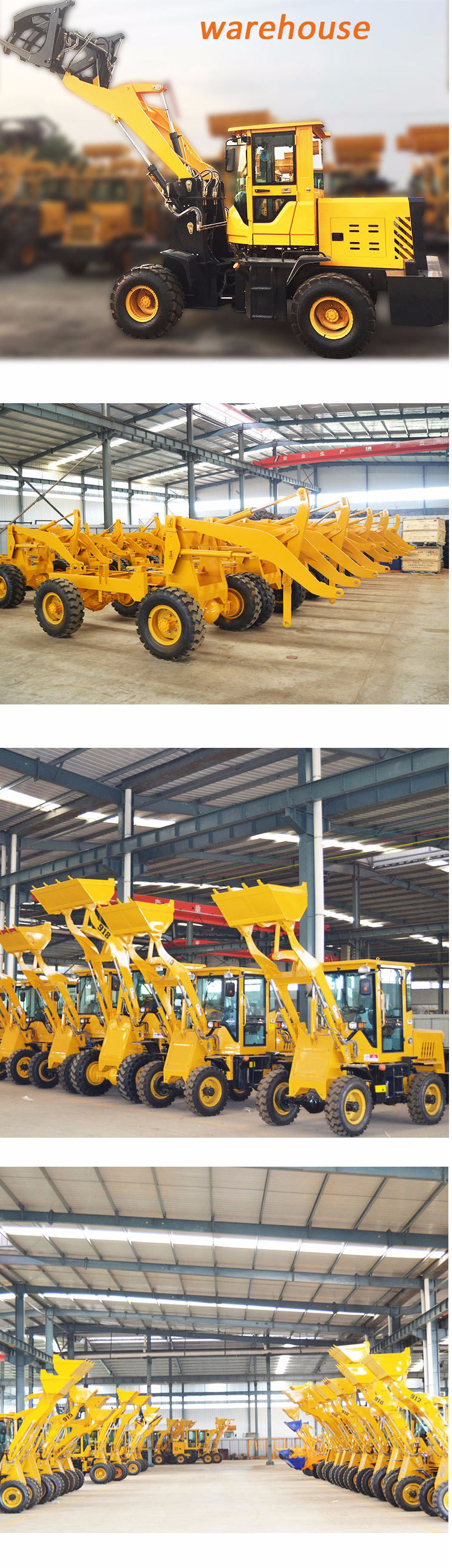 wheel loader ware house