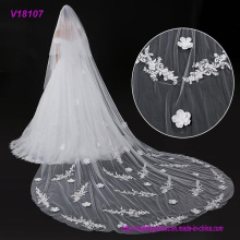 Voile de mariée à plusieurs côtés en dentelle